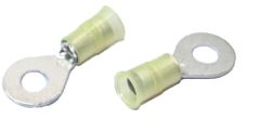 Connector, 1/4" Ring, 2 Ga, Non-Insulated