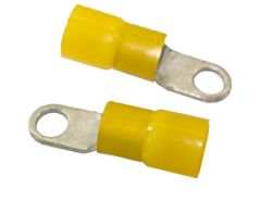 Terminal, 5/16" Ring, 4 Ga, Insulated