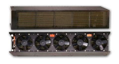 Condenser, C5, (5) 11" Fans, 24Vdc, Black Screen