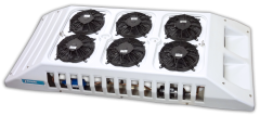Condenser, Rooftop, R120, (6) 10" Fans, Micro Channel, 24Vdc