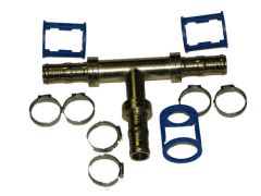 Fitting, Clip-Lok, Tee, #12 x #12 x #12 Hose