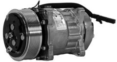 Compressor Assy, 10 CID, QP7H15, Ear, PV8, 119MM, 12V, MIO