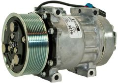 Compressor, 10 CID, SD7H15, Direct, PV10, 119MM, 12V, Pad