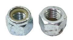 Nut, Hex, Lock, ESNA, 1/4"-20, Pltd