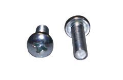 Screw, Pan Head Phillips, #4-40 x .25, w/Ext Tooth Washer, SS