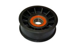 Pulley, Backside, Flanged, 76MM x 6K Ribs Wide, 17MM ID